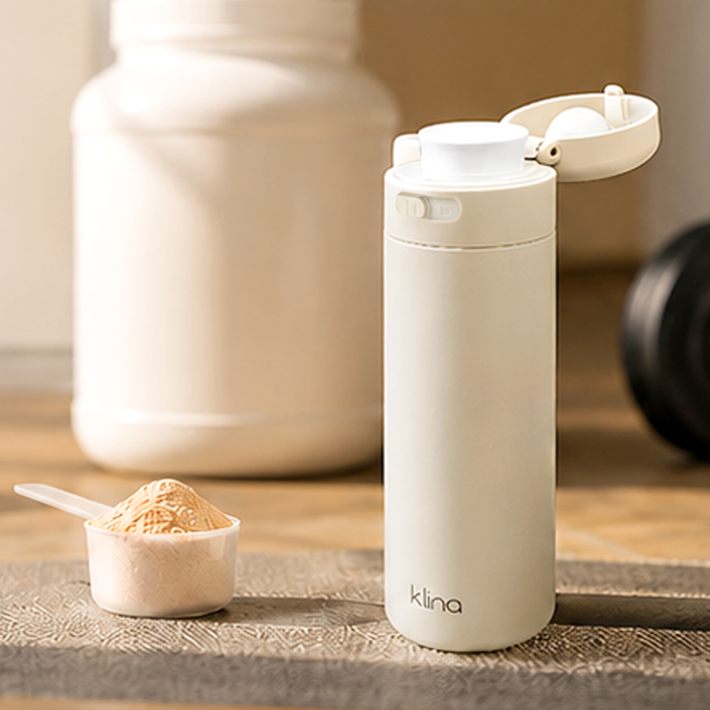 클리나 미니 텀블러 원터치 초경량 스텐 160ml 아이보리, 1개 - 상세 이미지 5