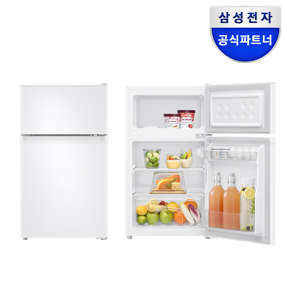 삼성전자 삼성 냉장고 2도어 RT09DG004WW 미니 음료 82L 화이트 상품 이미지