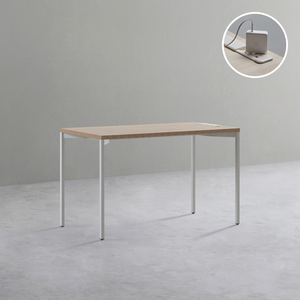 데스커 노트북 책상 1200x600mm, 화이트 이미지 3
