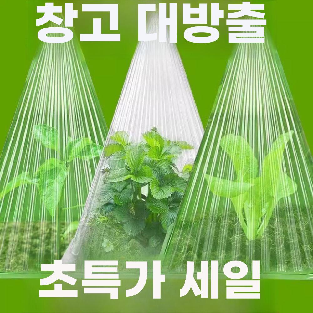 모종 보호커버 덮개 채소 텃밭 화분용 식물 투명 온실 소형 100개 - 상세 이미지 2
