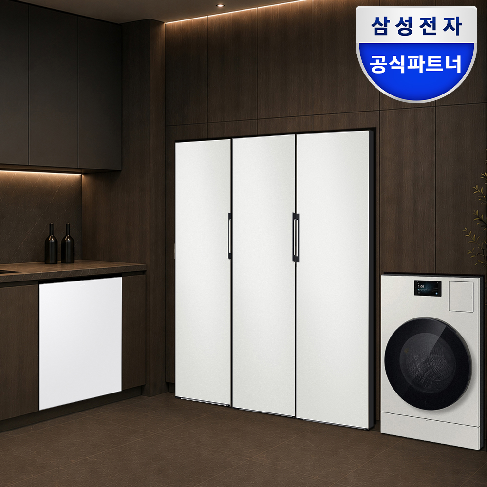 [신혼가전]이런구성 처음이야 14인 식기세척기+AI콤보 일체형 세탁기+키친핏 트리플 냉장고 - 상품 이미지