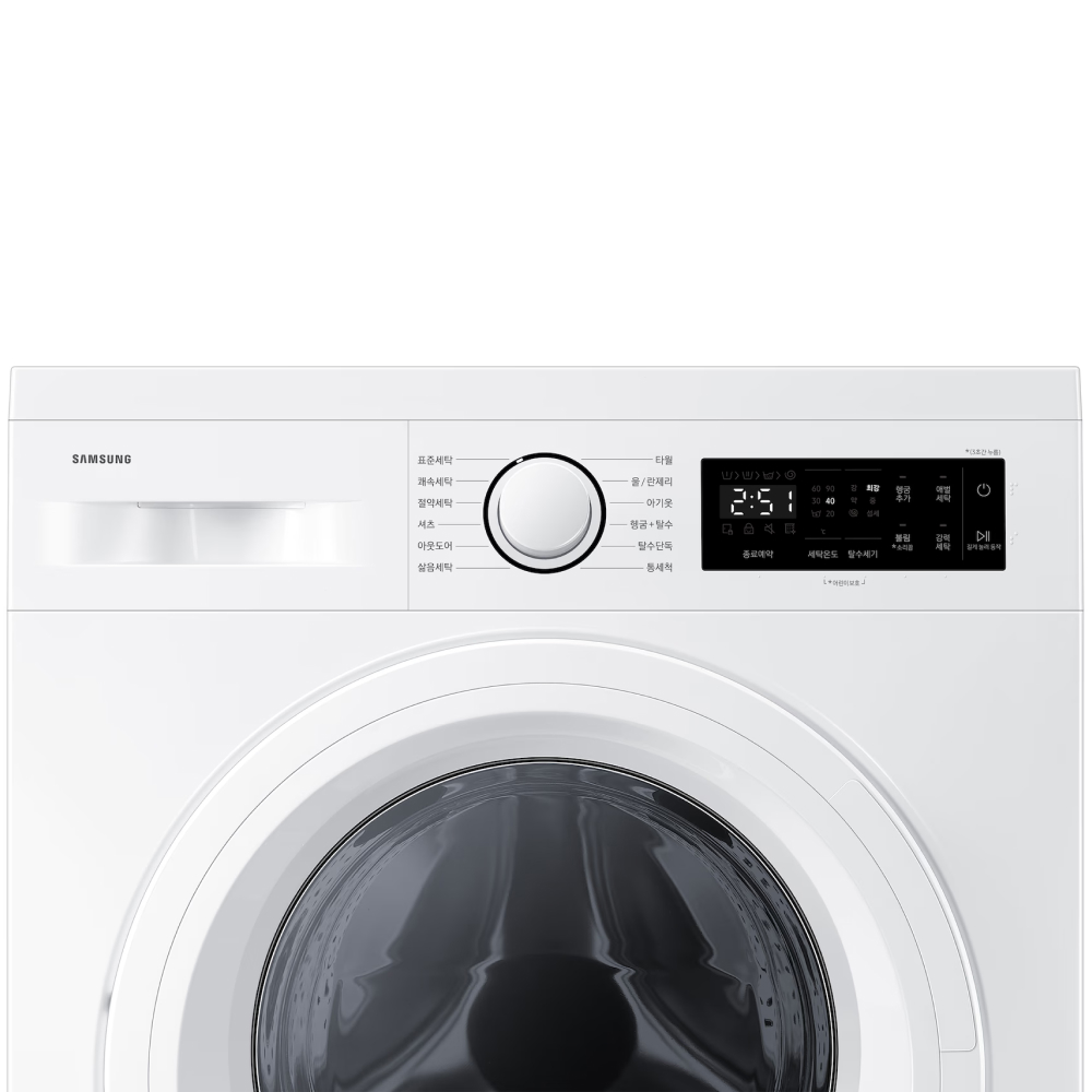 삼성 WF40F09M0Y 드럼 세탁기 9kg 화이트 - 상세 이미지 3