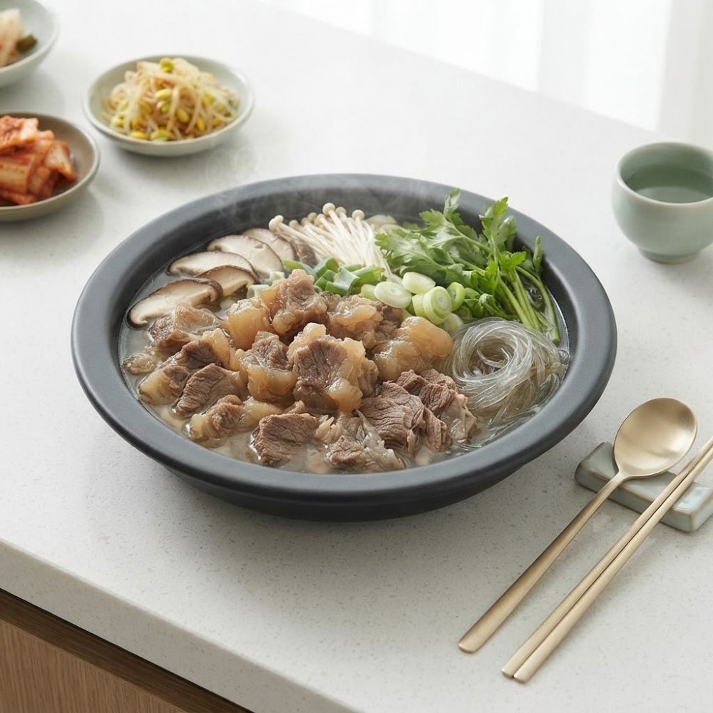 직화 가능한 금강 수육 보쌈 접시 중 내열 도자기 옹기 그릇 - 상세 이미지 2