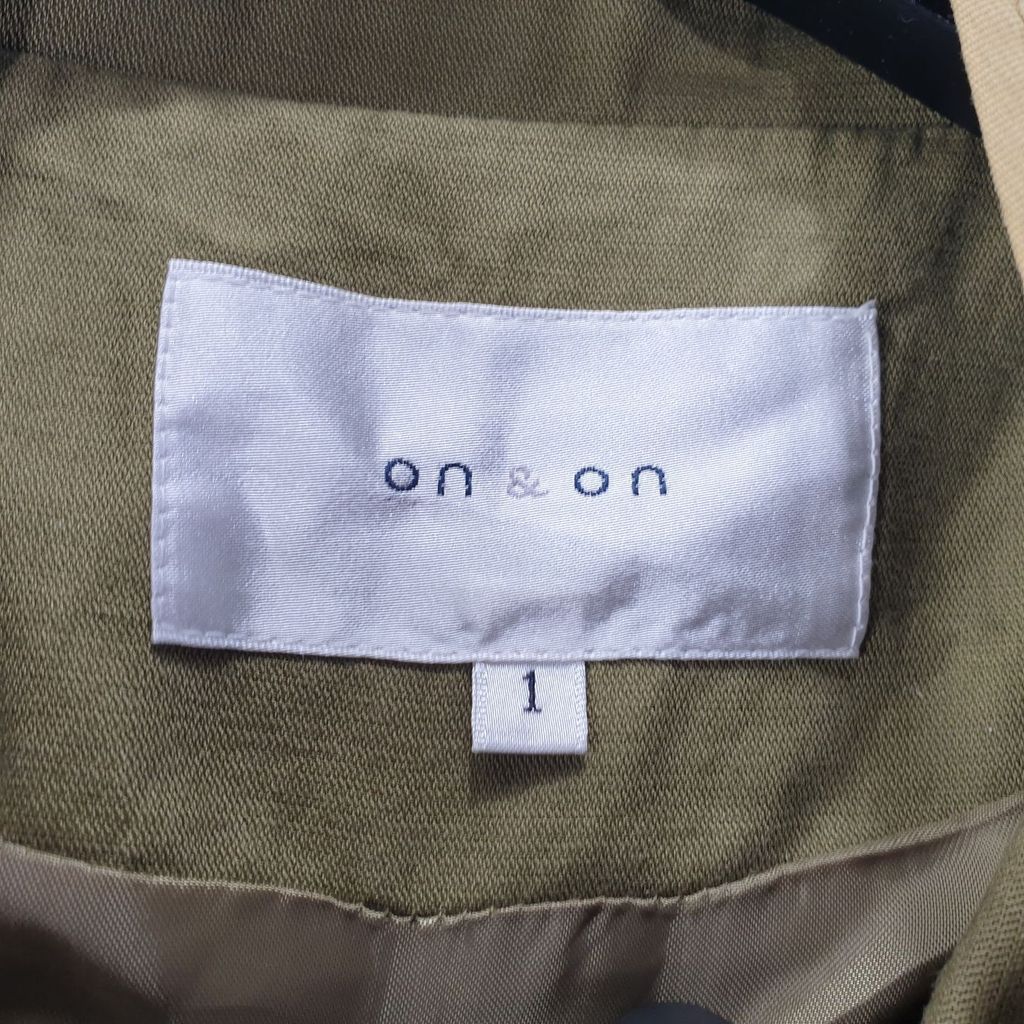 온앤온 카키 여자 자켓 85-160 N7565 - 상세 이미지 4