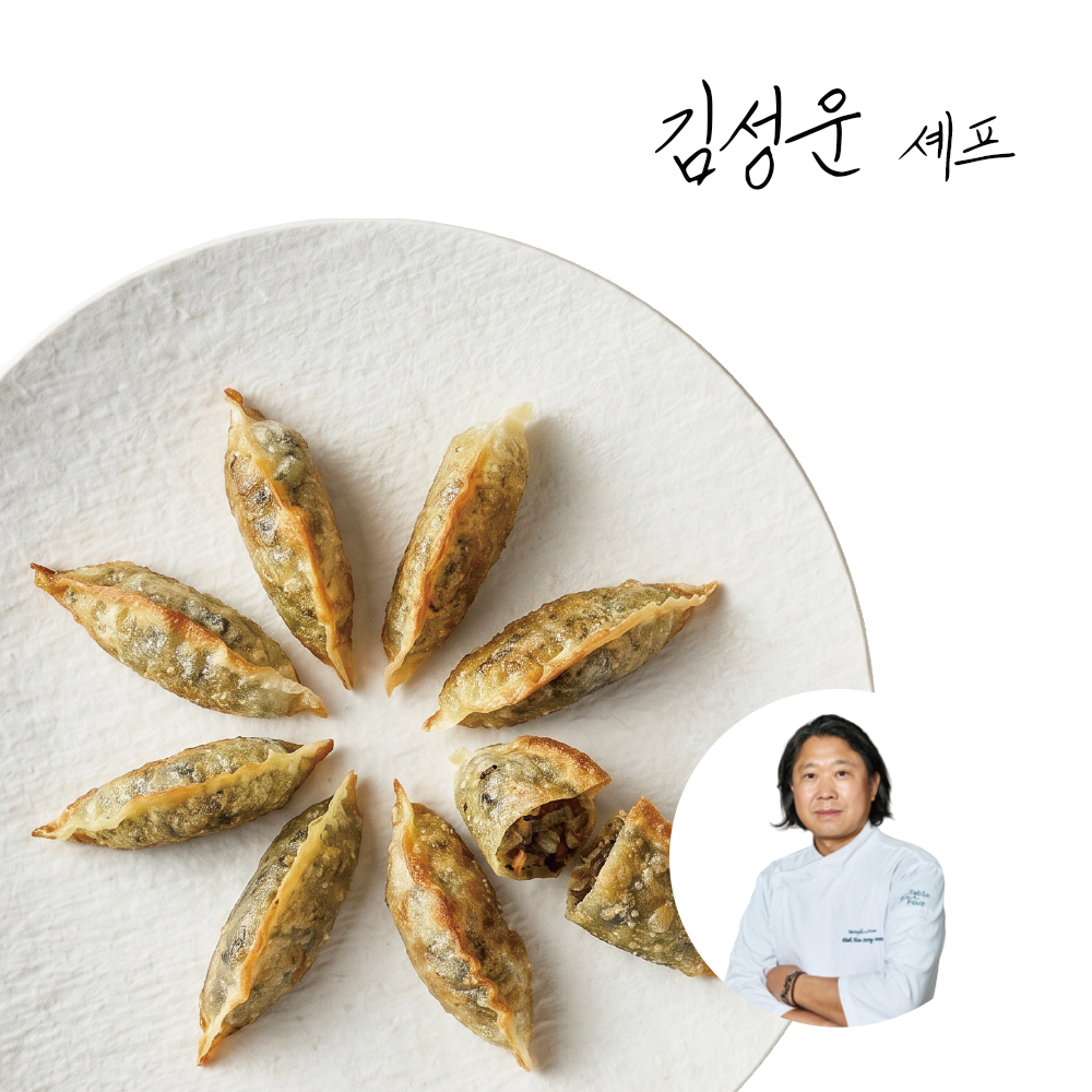 [김성운세프] 태안 갯밭김 바삭 만두 김말이, 360g, 6개 - 상품 이미지