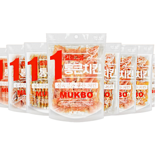 NEW 먹보 1kg 통큰치킨 안심스테이크 강아지간식 - 상품 이미지
