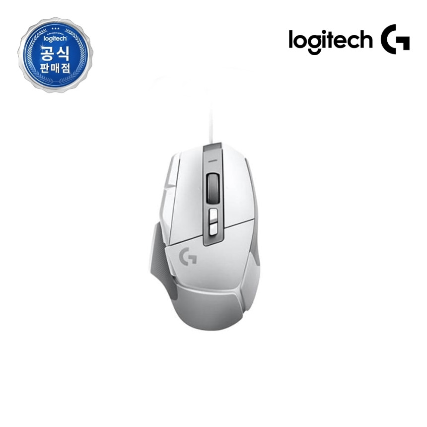 로지텍코리아 공식 G502 X 유선 게이밍 마우스 화이트