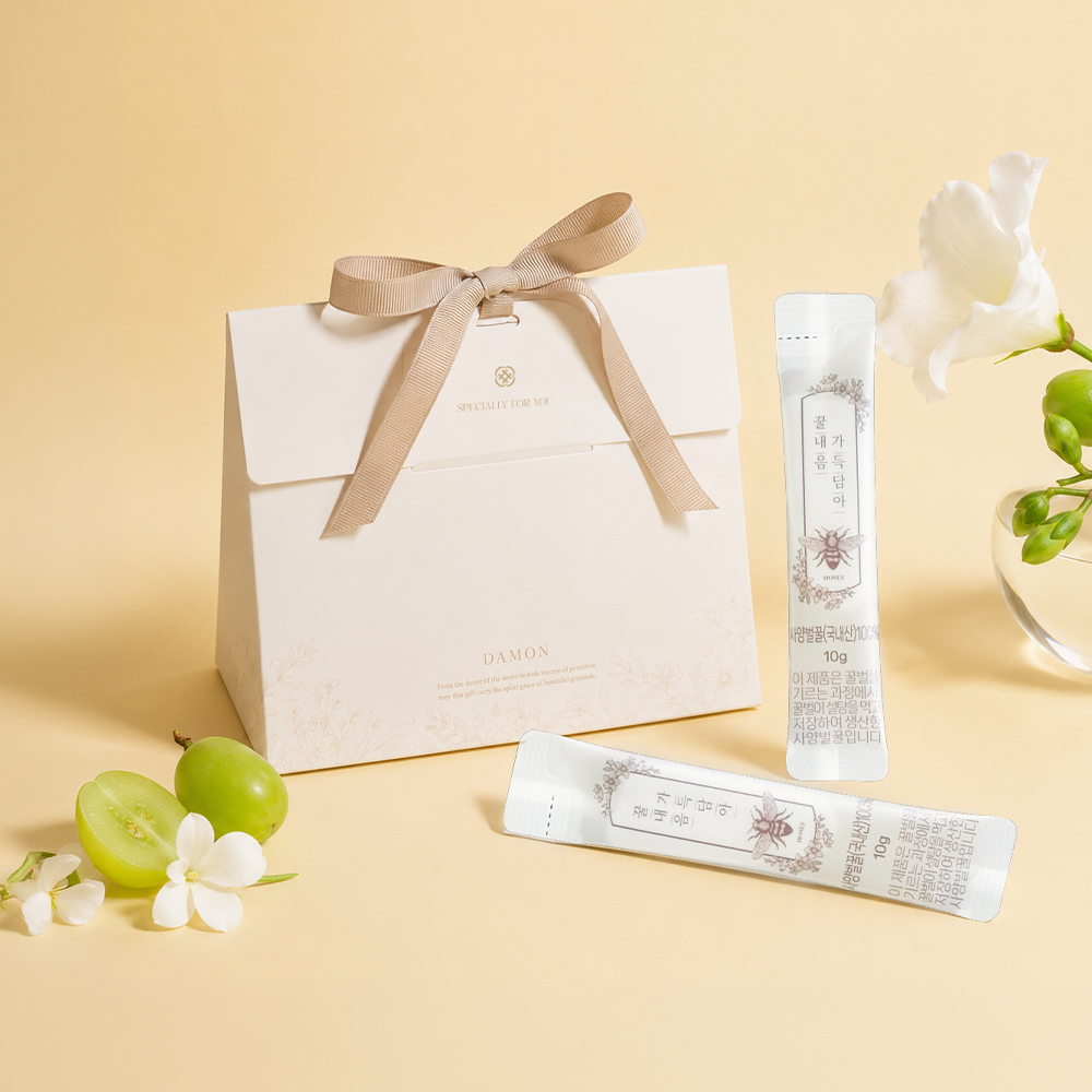 꿀스틱 답례품 돌잔치 웨딩 결혼식 조문 칠순 회사 시보해제 승진 단체 - 상품 이미지