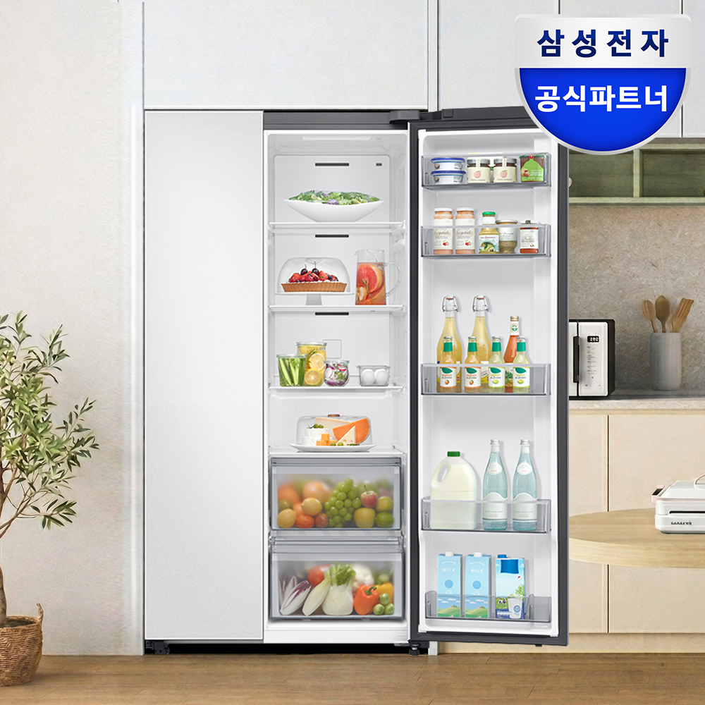 삼성전자 냉장고 비스포크 500리터 이상 651L 비스포크 세미 키친핏냉장고 프리스탠딩형 상품 이미지