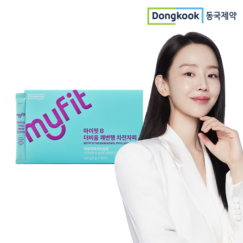 [28포] 동국제약 마이핏B 더비움 쾌변행 차전자피 식이섬유 28포, 1개 - 상품 이미지