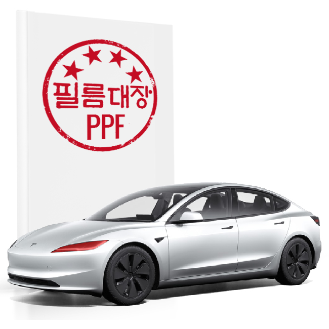 테슬라 모델3 하이랜드 1세대 PPF필름 헤드라이트 - 상품 이미지