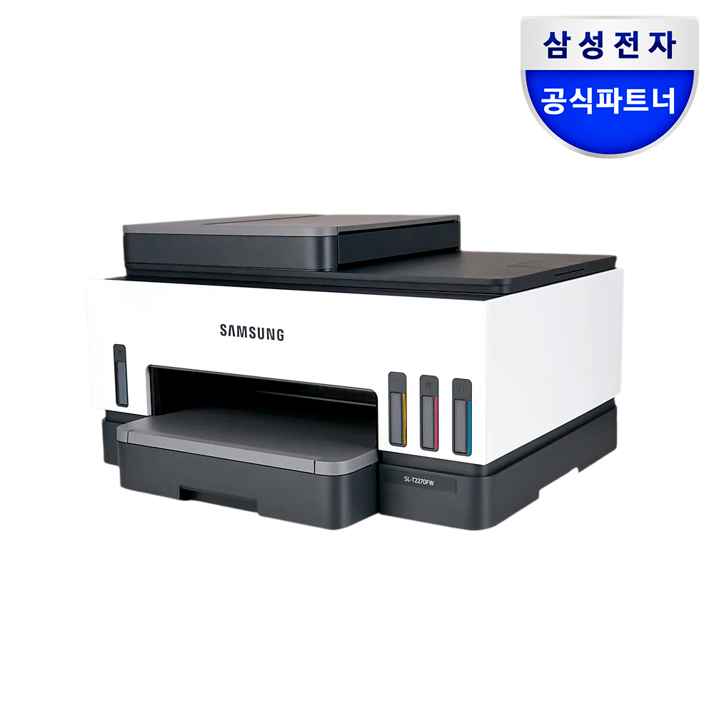 삼성전자 SL-T2270FW 잉크포함 무한 잉크 팩스복합기 무선 가정용 업무용 사무용 - 상품 이미지