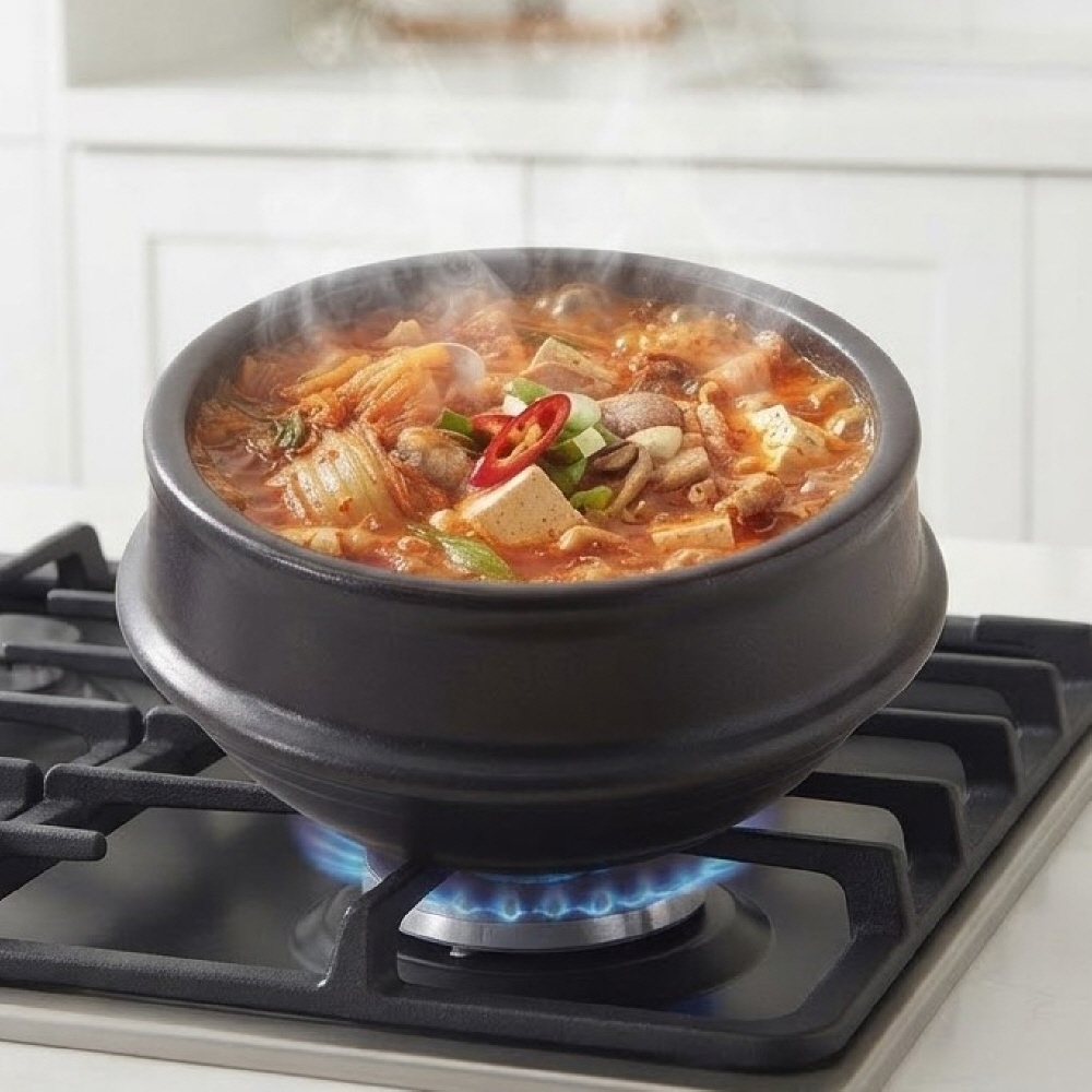 돌쇠 뚝배기 된장 찌개 미니 계란찜 삼계탕 뚝배기 그릇 14cm - 상품 이미지