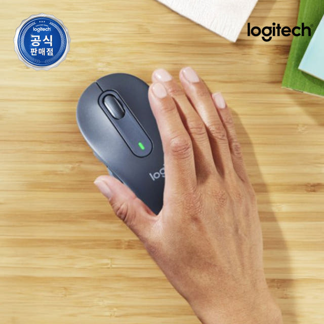 로지텍코리아 공식 시그니처 M650 무소음 무선 마우스 그래파이트(M)
