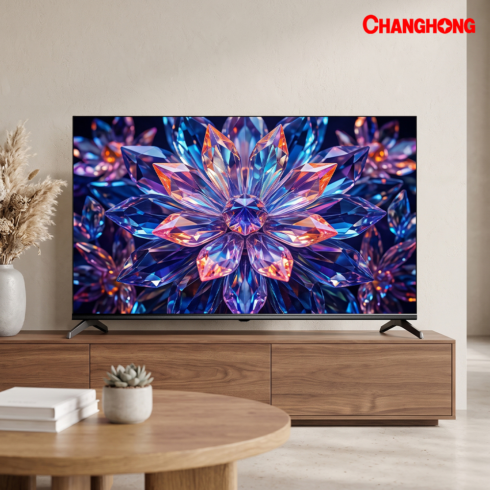 창홍 스마트 TV 구글 5.0 4K UHD 120hz 108cm(43인치), 본체 제품 이미지