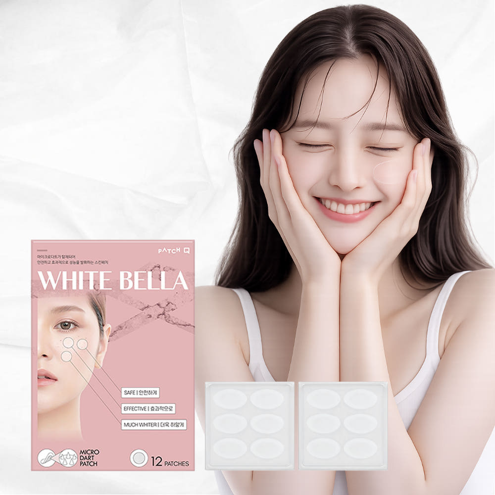 패치큐 화이트벨라 스팟 마이크로 다트 패치 12매입 - 상품 이미지