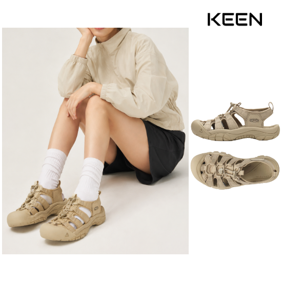 킨 샌들 뉴포트 H2 여성 사파리 1027353 - 상세 이미지 5