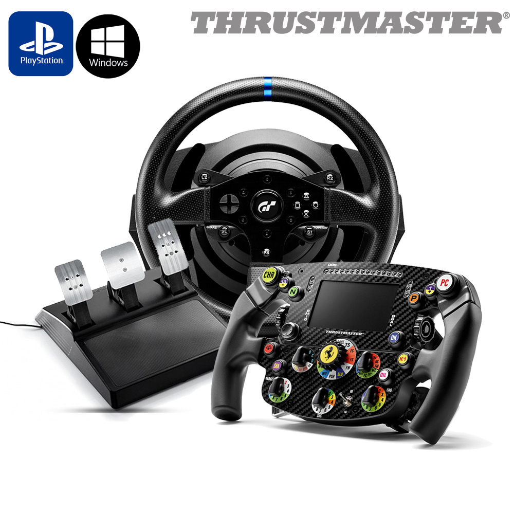 트러스트마스터 T300RS GT 레이싱휠(PS5/PC), SF1000핸들 세트 - 상품 이미지