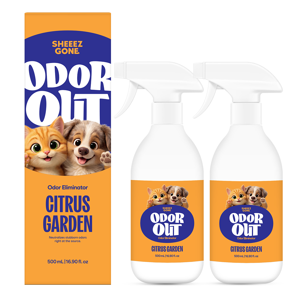[고양이의 날] 쉬즈곤 강아지 고양이 시트러스 탈취제 스프레이 500ml, 2개 - 상품 이미지