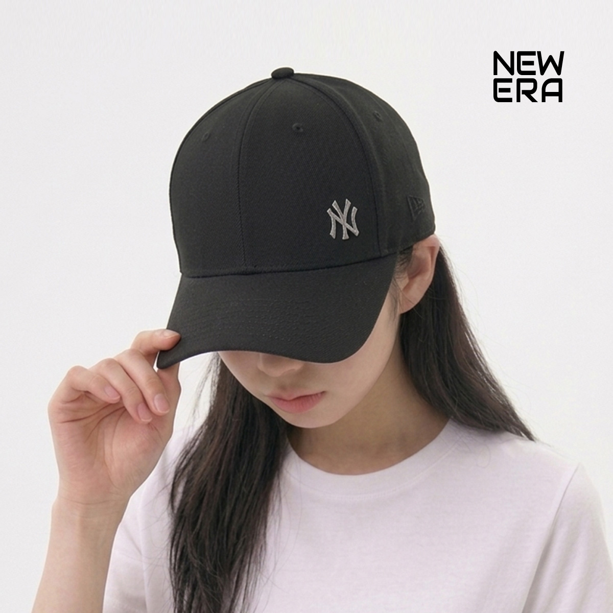 뉴에라 MLB 모자 플로리스 뉴욕 양키스 볼캡 블랙 11198850 이미지 6
