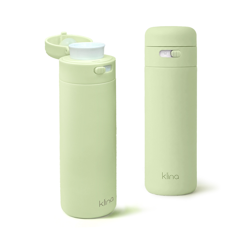 클리나 미니 텀블러 원터치 초경량 스텐 160ml 그린, 1개 - 상세 이미지 4