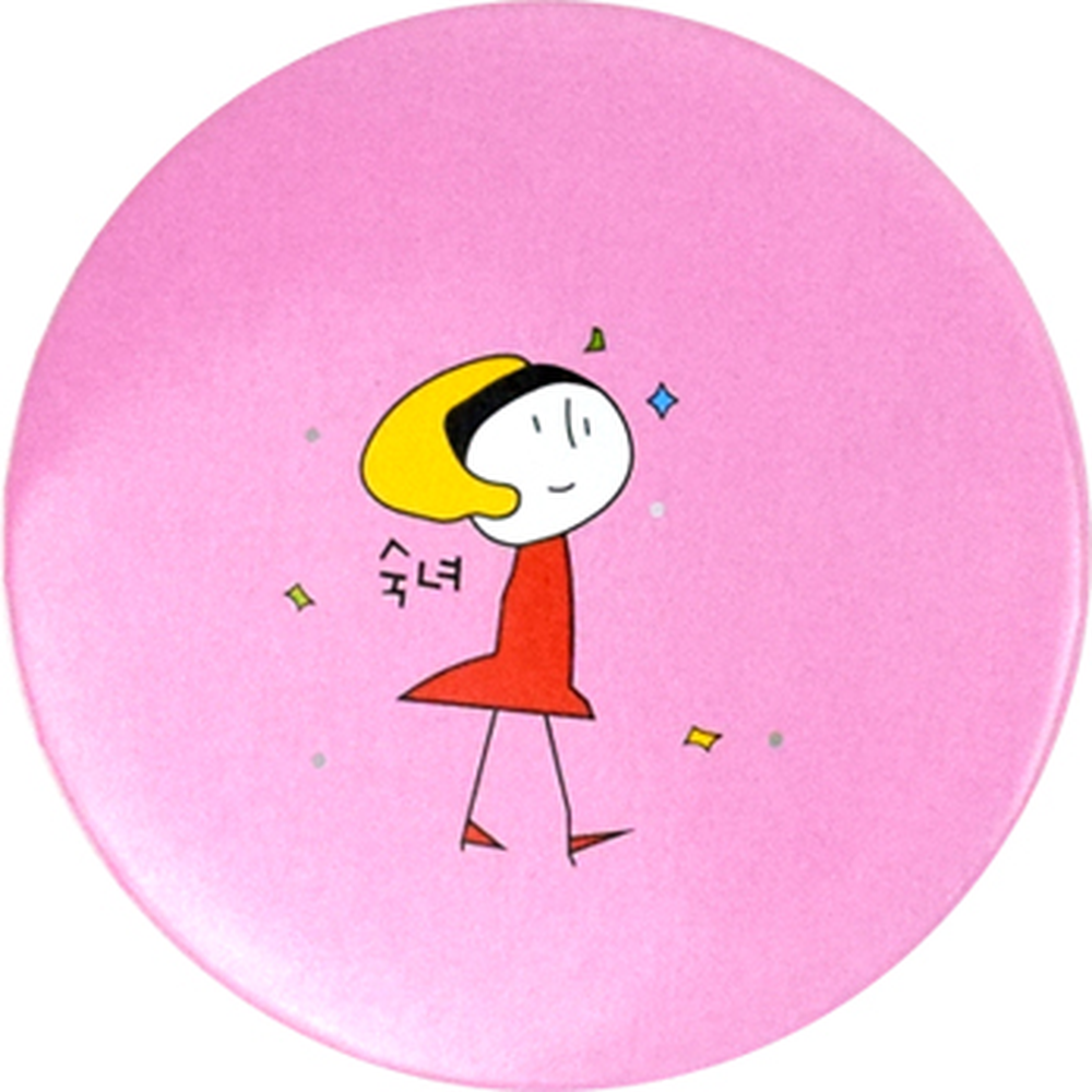 콤팩트가방속 귀여운디자인메이크업용손거울 원형수정화장미니거울 - 상세 이미지 2