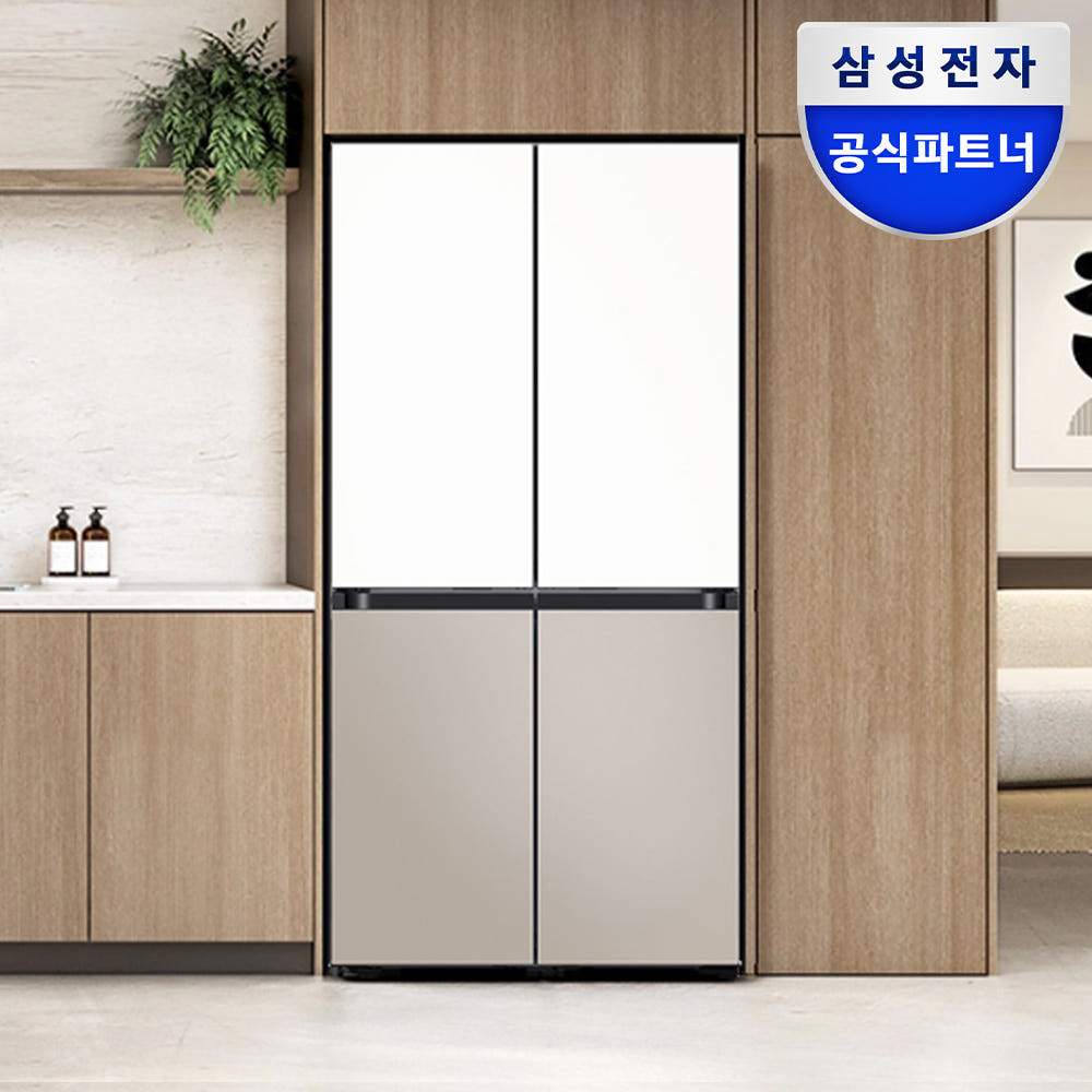 삼성전자 비스포크 AI 냉장고 RM70F64R1ZG 1등급 키친핏 MAX 4도어 UV탈취 상품 이미지