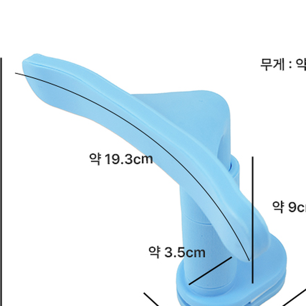 원버튼조작자세보조도구 곡선형디자인집중력향상 T자형허리교정자세교정기 - 상세 이미지 5