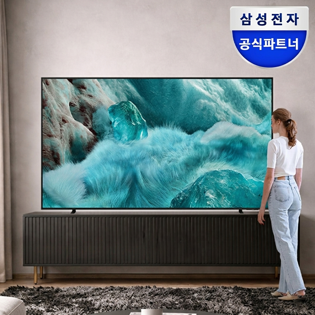 삼성 QLED AI 4K TV 163cm(65인치) KQ65QF7DAFXKR 1등급 스탠드