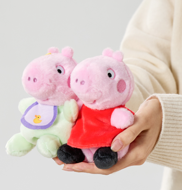 페파피그 베이비 에비 인형 팜팔스 PEPPA PIG X PalmPals 정품 12.7cm - 상품 이미지