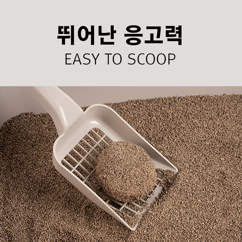 고양이 모래 블랙샌드 커피박 천연 해초 추출물 사막화방지 탈취 응고 3.5kg, 1개 - 상세 이미지 4