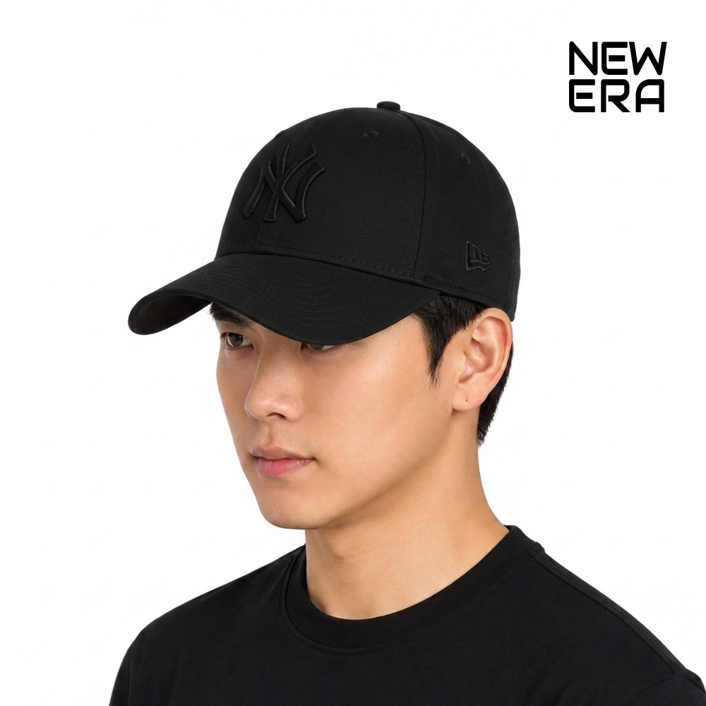 뉴에라 MLB 모자 리그 에센셜 뉴욕 양키스 볼캡 블랙 80468932 - 상세 이미지 2