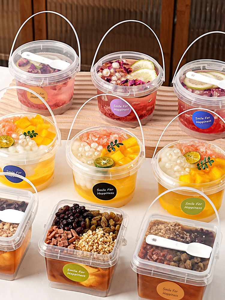 푸딩 케이크 다회용컵 용기 포장 케이터링 카페 라운드 365ml 50개 PP5 - 상세 이미지 2