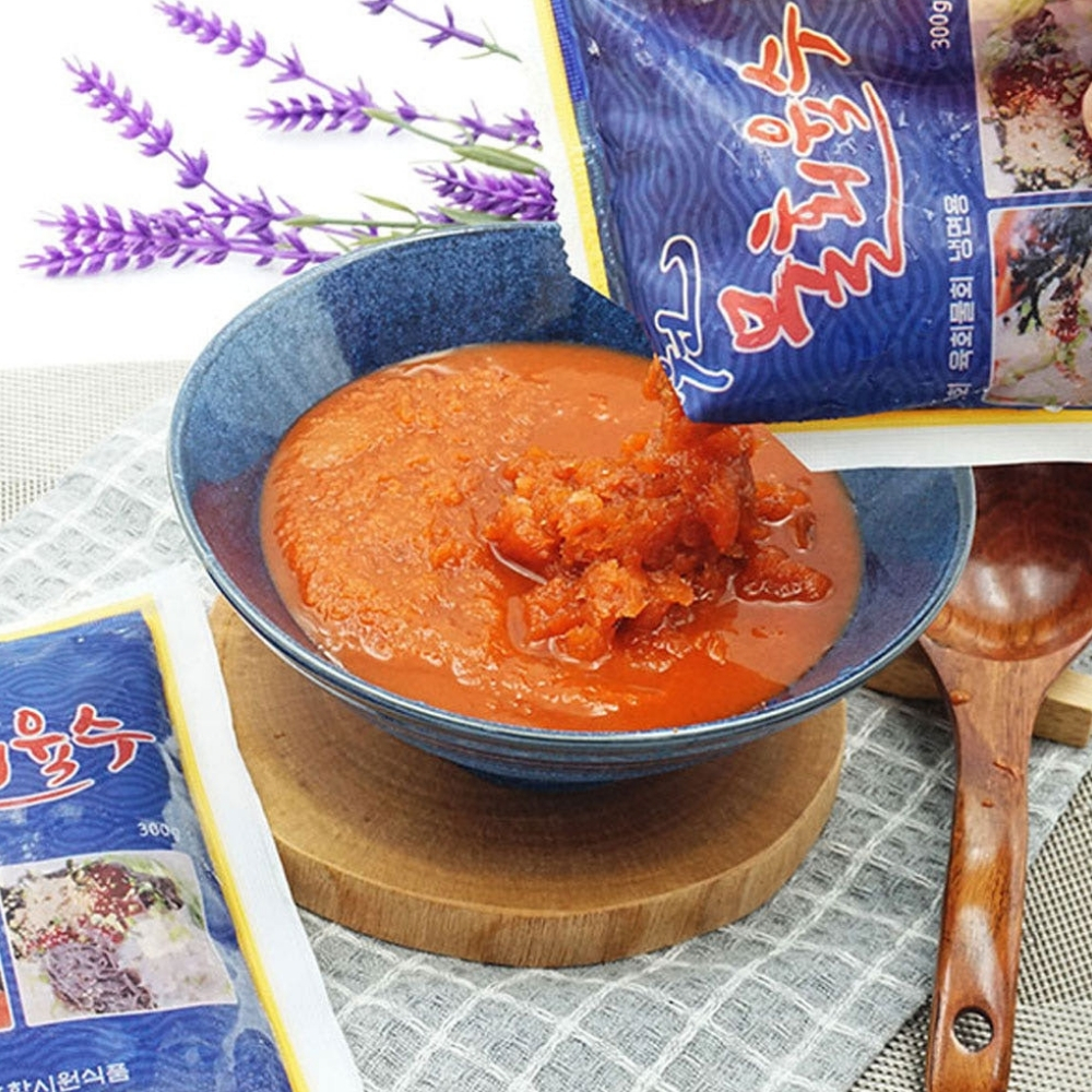 시원 물회 육수 300g X 10팩 이미지 7