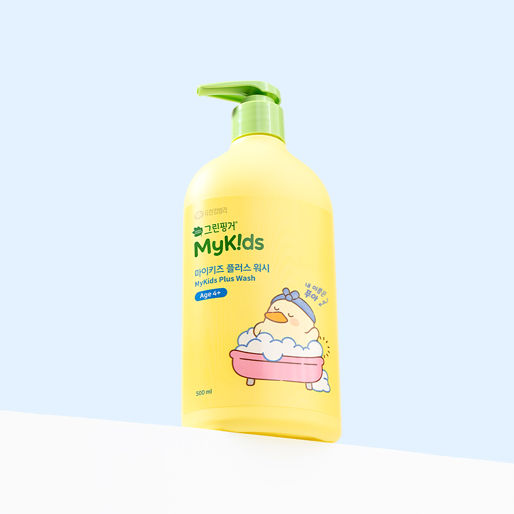 그린핑거 마이키즈 플러스 푸아 워시 500ml / 키즈, 아기, 유아, 베이비, 목욕, 거품목욕, 바디워시, 대용량 - 상세 이미지 3