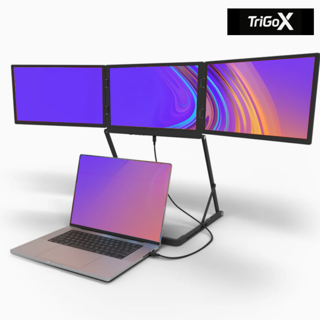 트라이고엑스 휴대용 노트북 트리플 모니터 보조 서브 듀얼