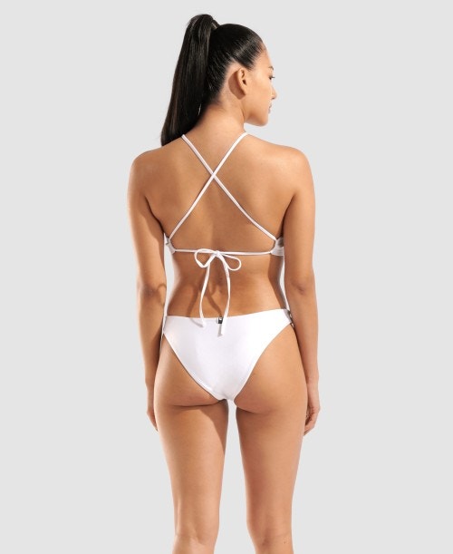 아레나 로로타입 홀터넥 비키니 White, S - 상세 이미지 4