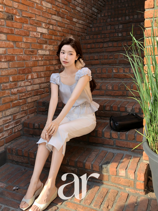 (국내제작) 7부 슬릿 코튼 스판 카프리 팬츠 ps5918 - 상세 이미지 3