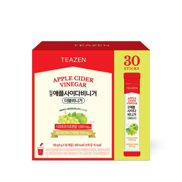 애플 사이다 비니거 분말 스틱 더블비니거 애사비 티젠 30포, 1개 - 상품 이미지
