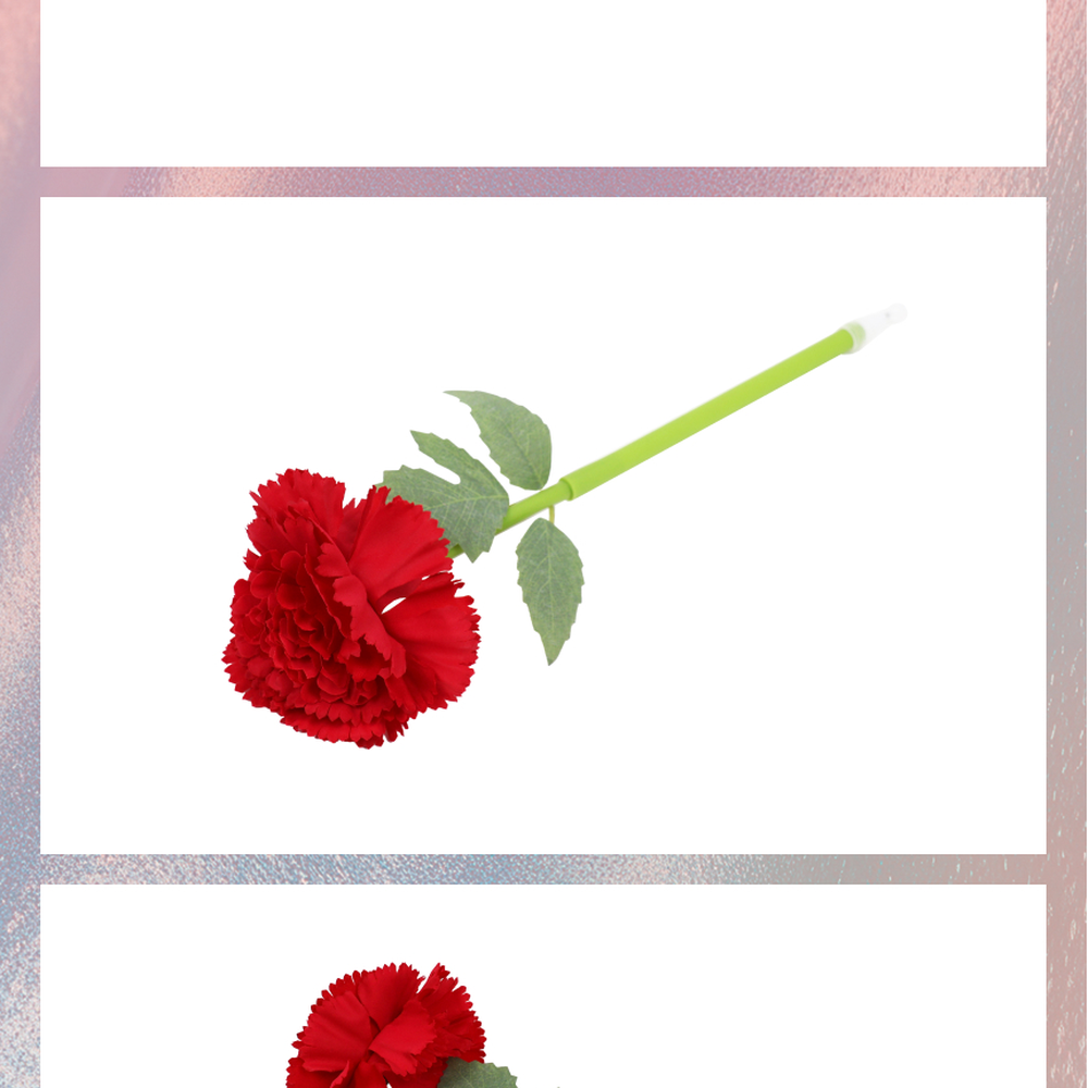 생화디테일사무실데스크플라워볼펜 편안한필기홈오피스 감성디자인인테리어용꽃볼펜 - 상세 이미지 2