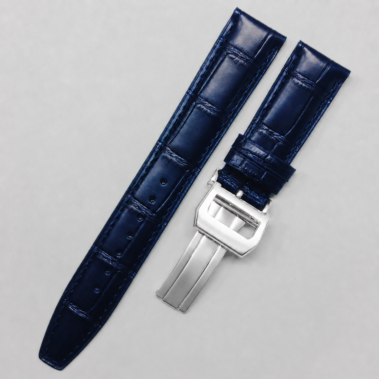 IWC 포르토피노 포르투기저 호환 가죽 스트랩 디버클 브라운 - 상세 이미지 2