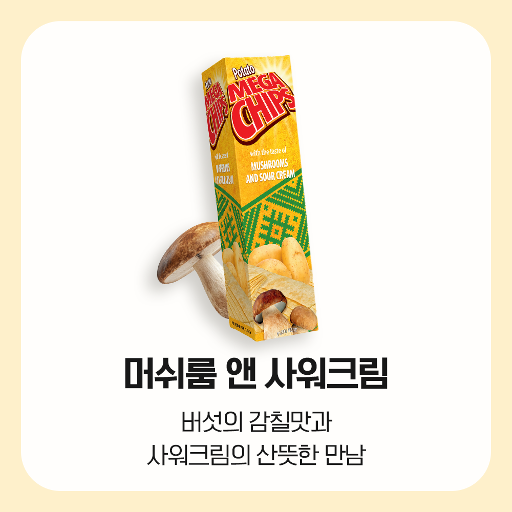 감자칩 포테이토칩 포테이토 메가칩스 6종 세트 - 상세 이미지 4