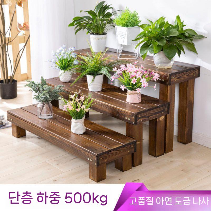 화분 정리대 선반 진열대 거치대 계단식 베란다 다육이 60x30x18cm - 상세 이미지 2