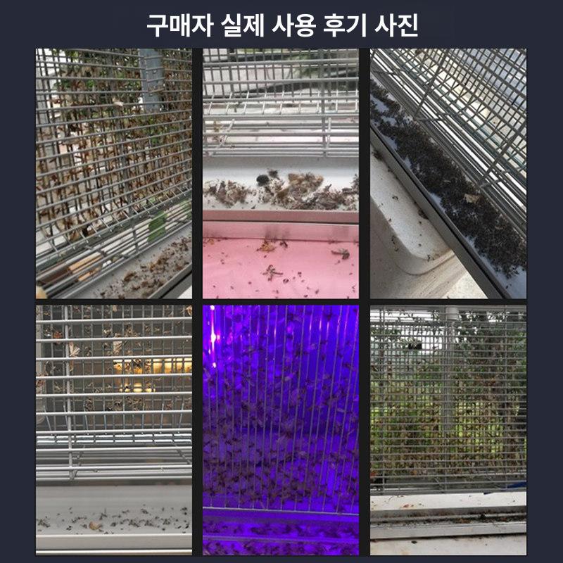 태양광모기퇴치기 포충기 정원 야외 해충 살충 벌레 램프 스탠드형 자외선 UV LED 전기 플러그인 DX20 플러그인 방수 광센서 - 상세 이미지 2
