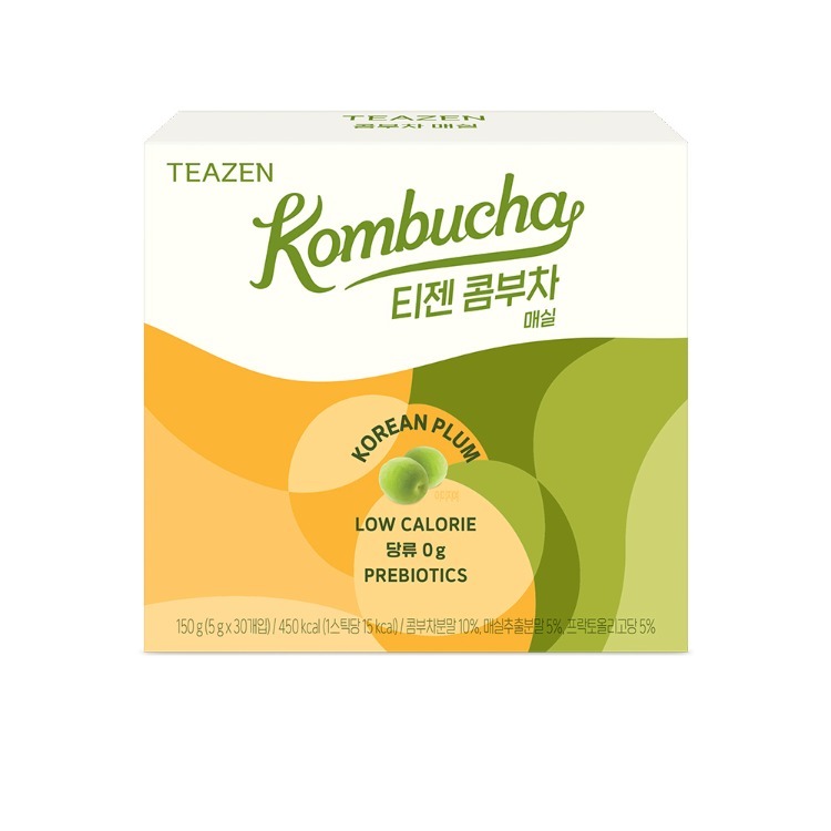 콤부차 매실 스틱 사무실 탕비실 차 선물 티젠 30개입, 1개 - 상품 이미지