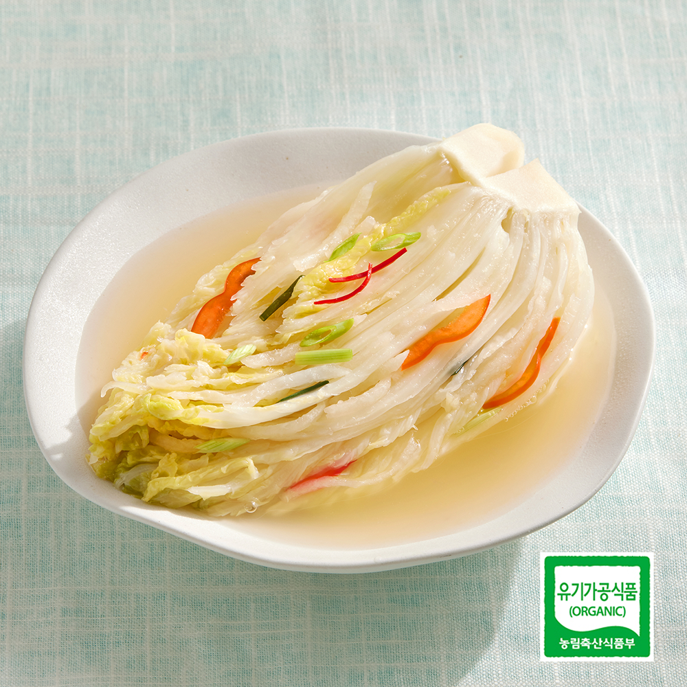 전주찬방 전국김치품평회 4회수상 유기농 백김치 1kg, 1개