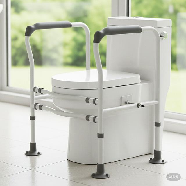 화장실안전바 변기안전손잡이 어르신 노인 보조 장애인손잡이 상품 이미지