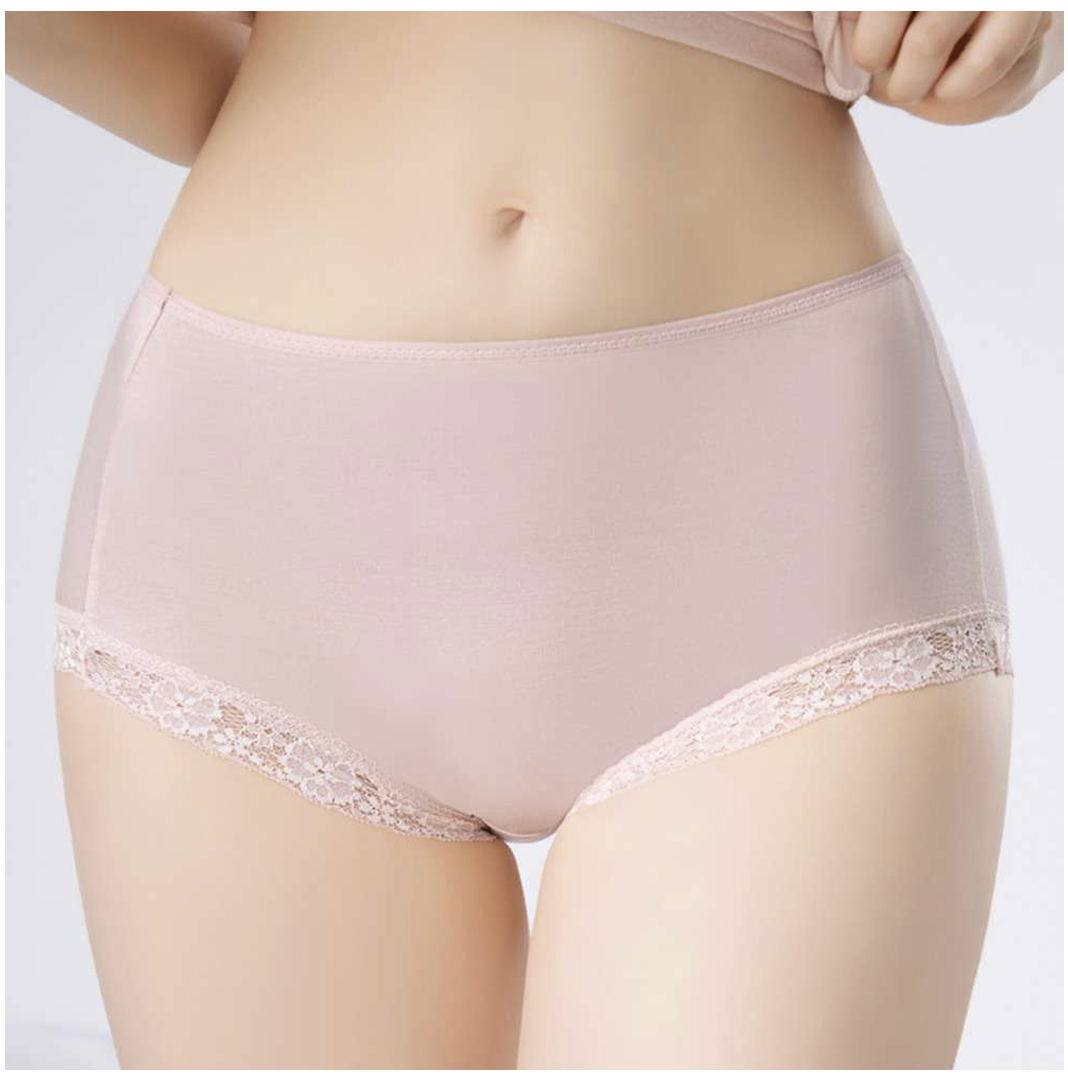 CHARMING 챠밍 국내산 모달스판 레이스 여삼각 1매입 308 - 메인 이미지