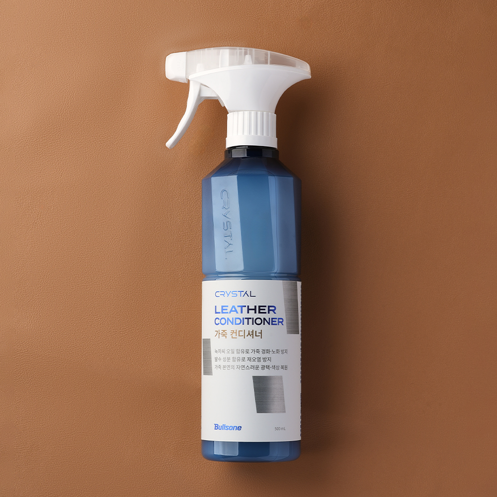 [불스원] 크리스탈 차량 가죽 컨디셔너 자동차 시트 관리 보호제 보습제 오염방지 500ml - 상세 이미지 2