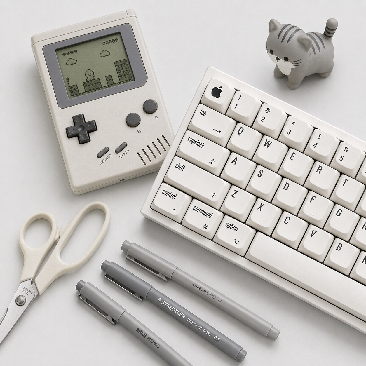 애플 키캡 영문 레트로 XDA PBT 염료승화 기계식키보드 독거미 한무무 이미지 4